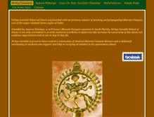 Tablet Screenshot of nrityasurabhi.com